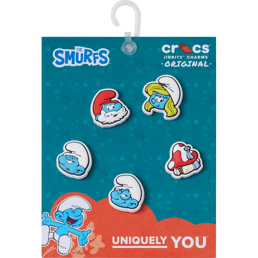 Women / Men / Kids Crocs - Smurfs 5 Pack Jibbitz™ charms
