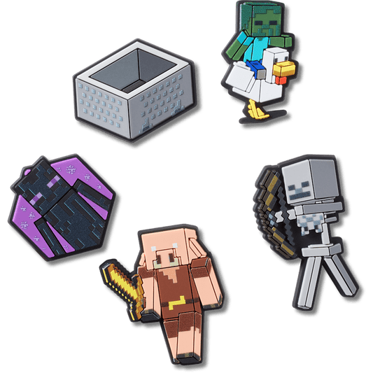 Women / Men / Kids Crocs - Minecraft 5 Pack Jibbitz™ charms