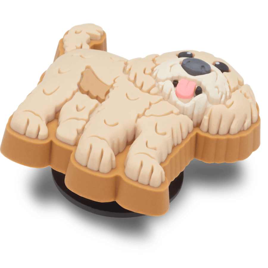 Women / Men Crocs - b'Golden Doodle Puppy Jibbitz Shoe Charm'