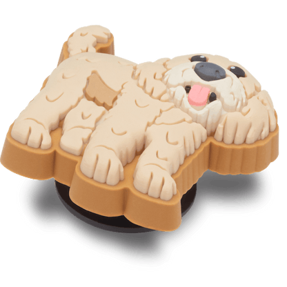 Women / Men Crocs - b'Golden Doodle Puppy Jibbitz Shoe Charm'