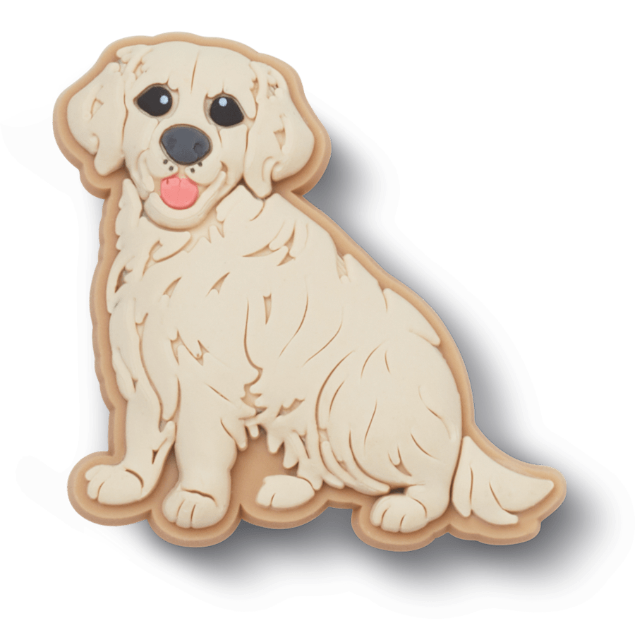 Women / Men Crocs - b'Golden Retriever Puppy Jibbitz Shoe Charm'