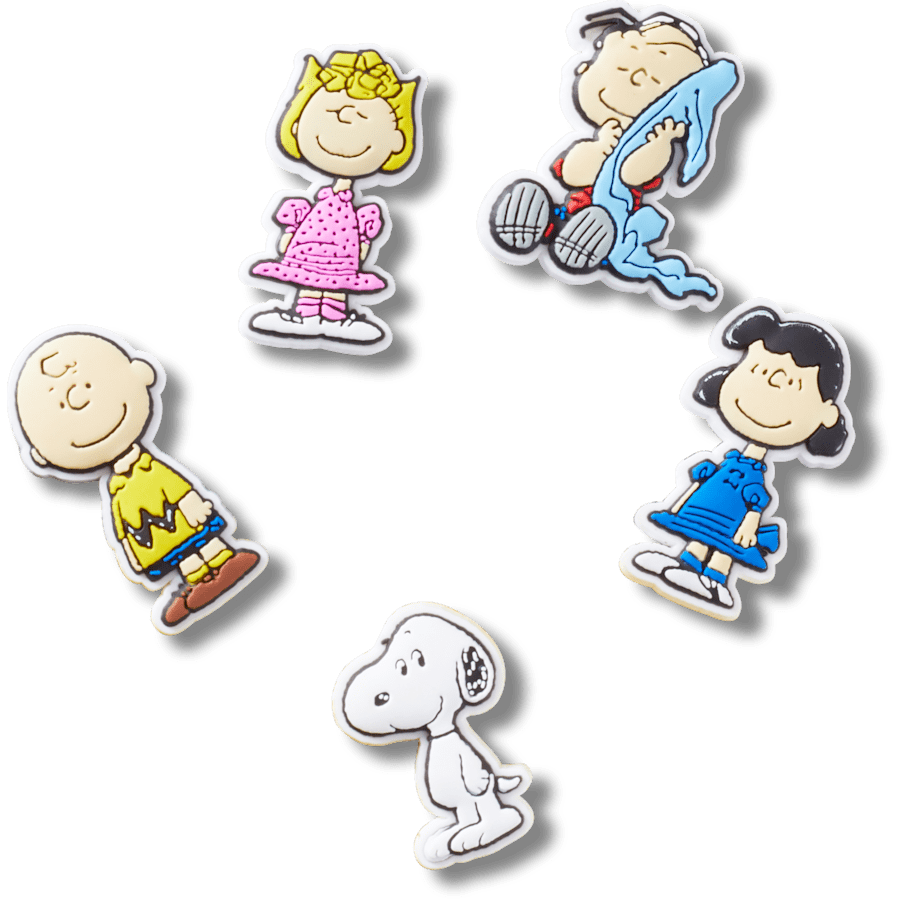 Women / Men / Kids Crocs - Peanuts II 5 Pack Jibbitz™ charms