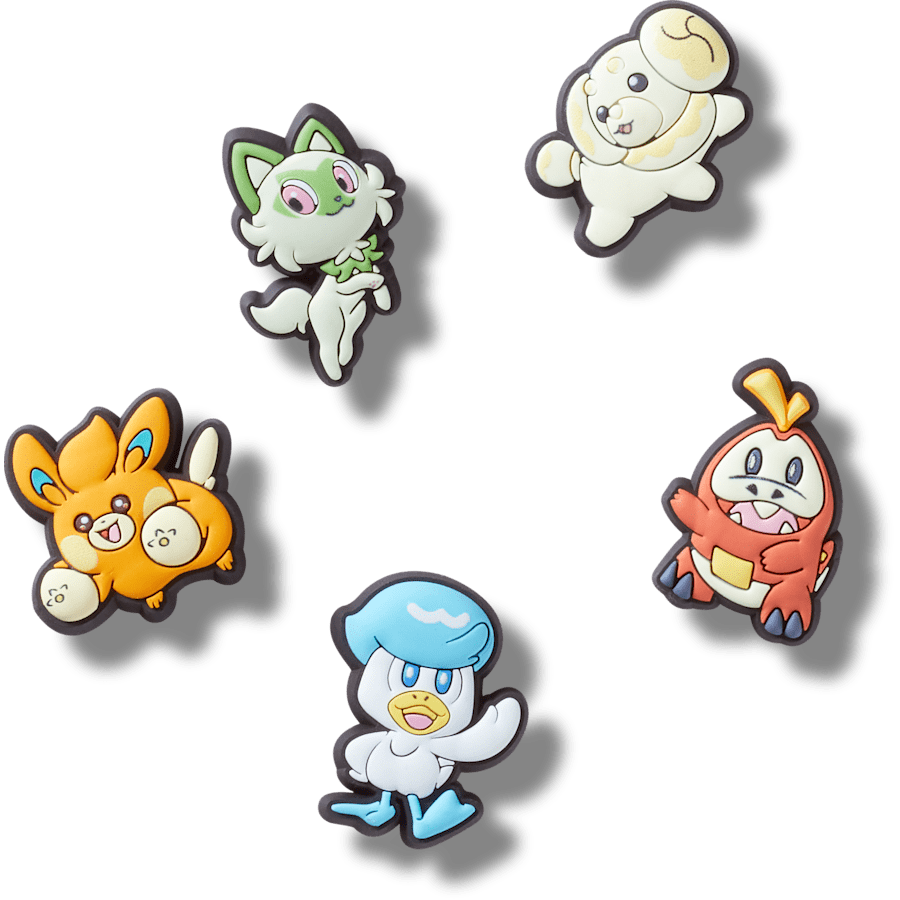 Women / Men / Kids Crocs - Pokemon Paldea 5 Pack Jibbitz™ charms