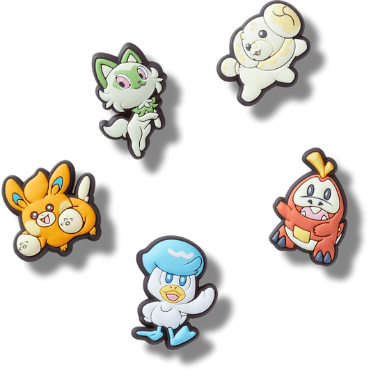 Women / Men / Kids Crocs - Pokemon Paldea 5 Pack Jibbitz™ charms