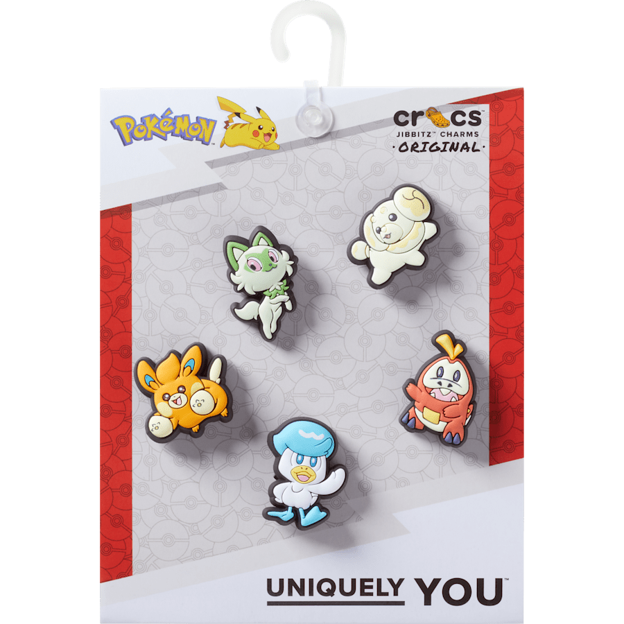 Women / Men / Kids Crocs - Pokemon Paldea 5 Pack Jibbitz™ charms