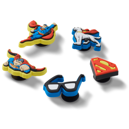Women / Men / Kids Crocs - Superman 5 Pck Jibbitz™ charms
