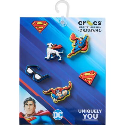 Women / Men / Kids Crocs - Superman 5 Pck Jibbitz™ charms