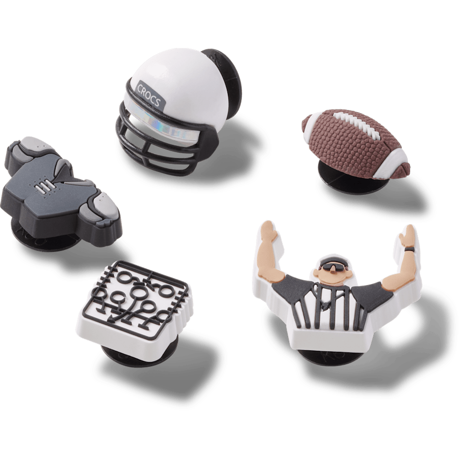 Women / Men Crocs - Football Team 5 Pack Jibbitz™ charms
