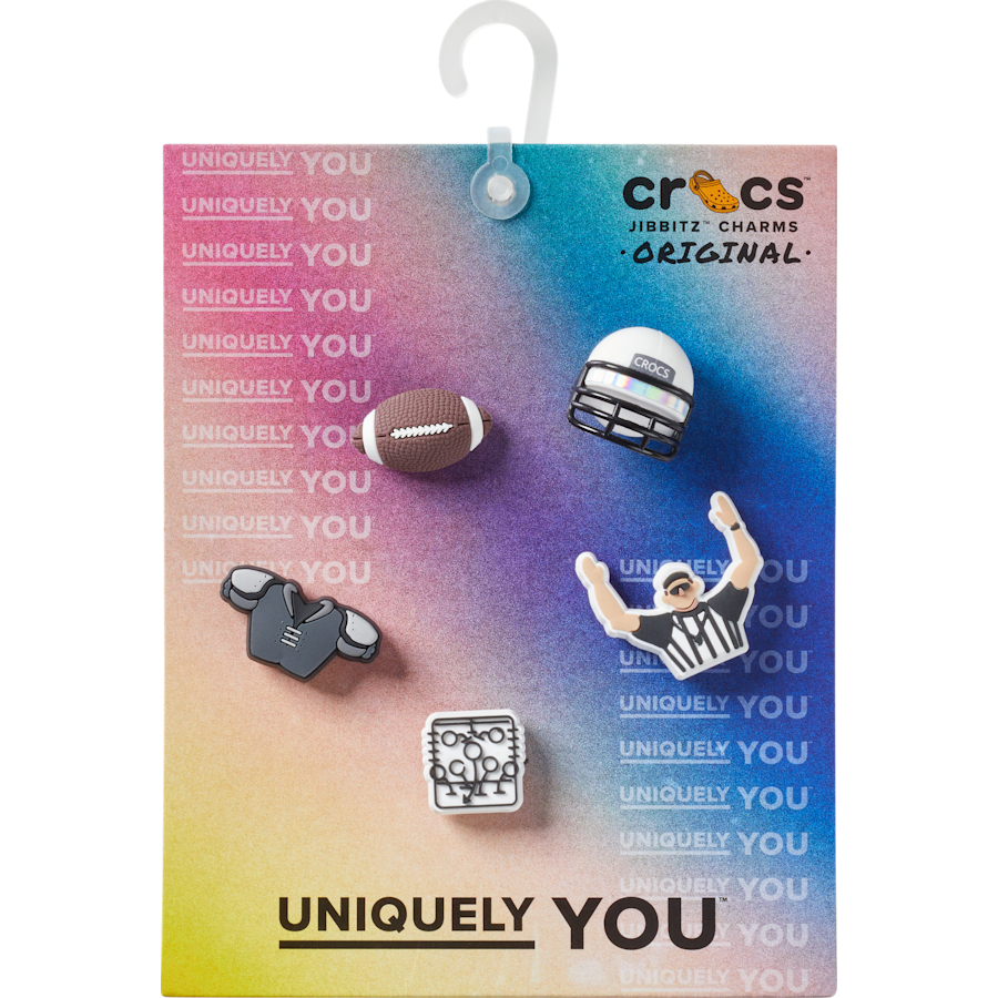 Women / Men Crocs - Football Team 5 Pack Jibbitz™ charms