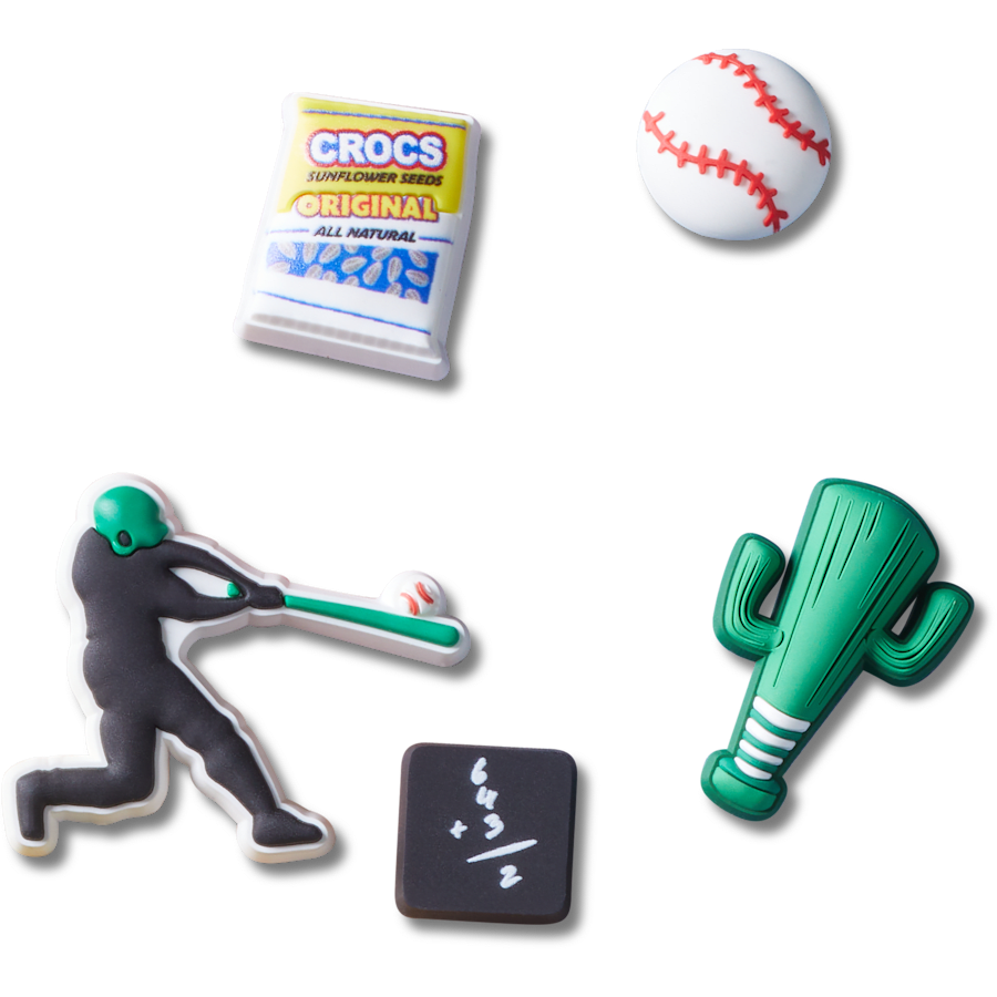 Women / Men Crocs - Baseball Team 5 Pack Jibbitz™ charms