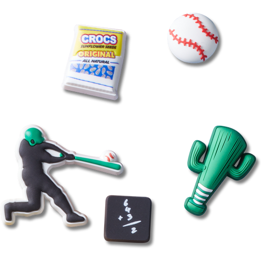 Women / Men Crocs - Baseball Team 5 Pack Jibbitz™ charms