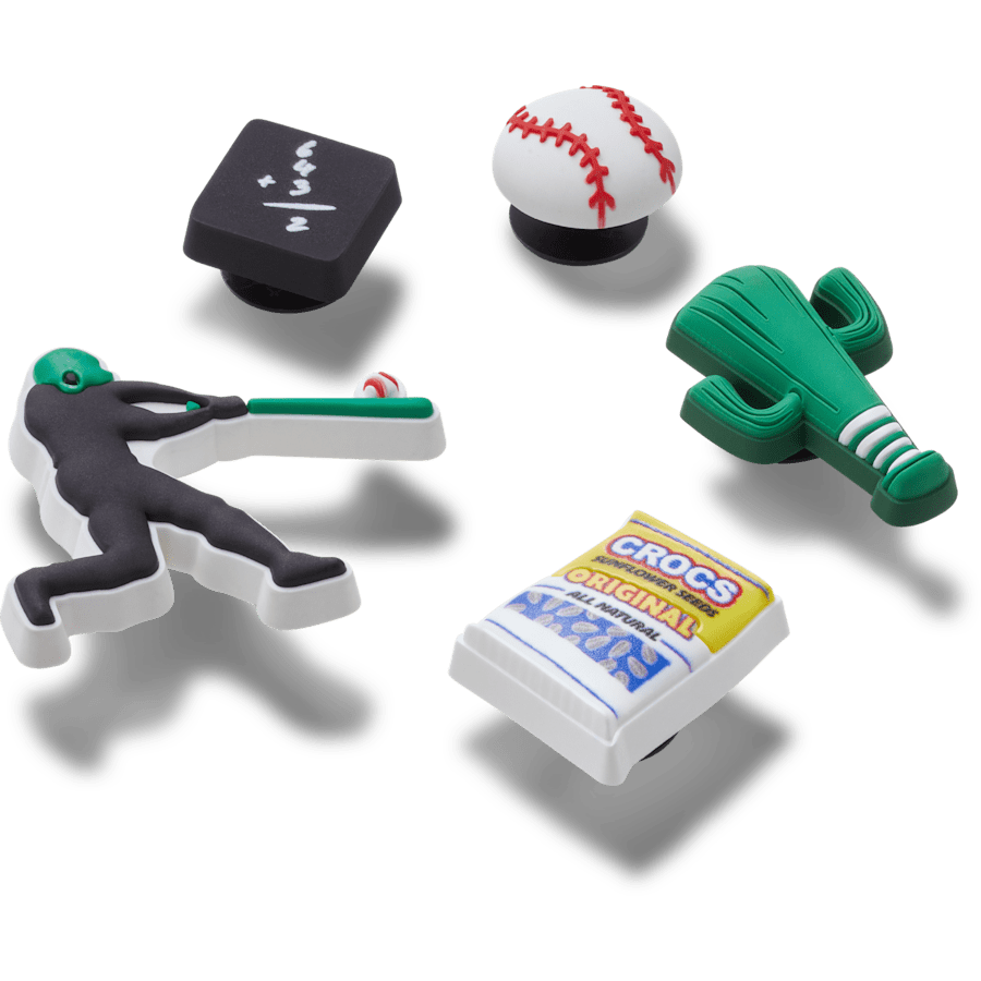 Women / Men Crocs - Baseball Team 5 Pack Jibbitz™ charms