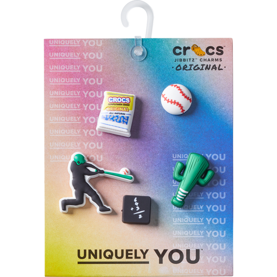 Women / Men Crocs - Baseball Team 5 Pack Jibbitz™ charms