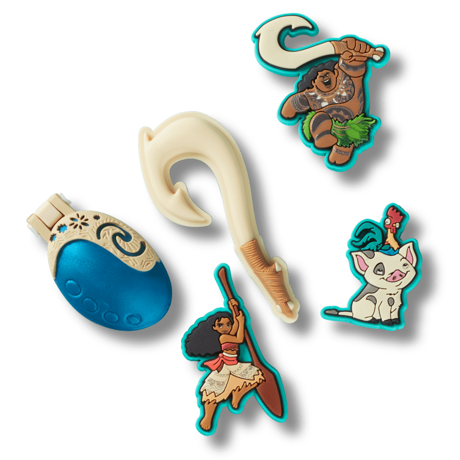Women / Men / Kids Crocs - Disney Moana 5 Pack Jibbitz™ charms