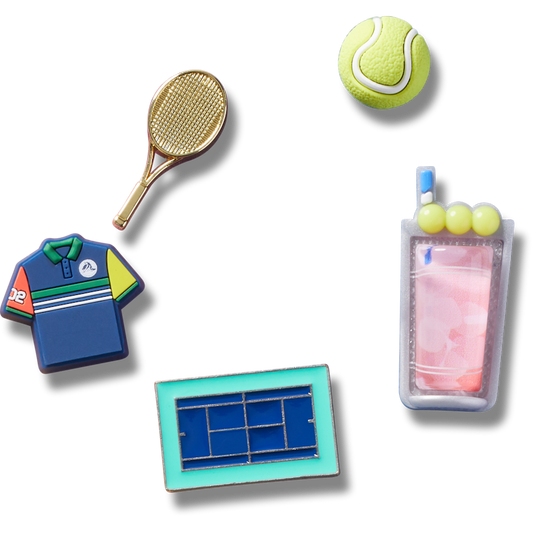 Women / Men Crocs - Day at The Tennis Court 5 Pack Jibbitz™ charms