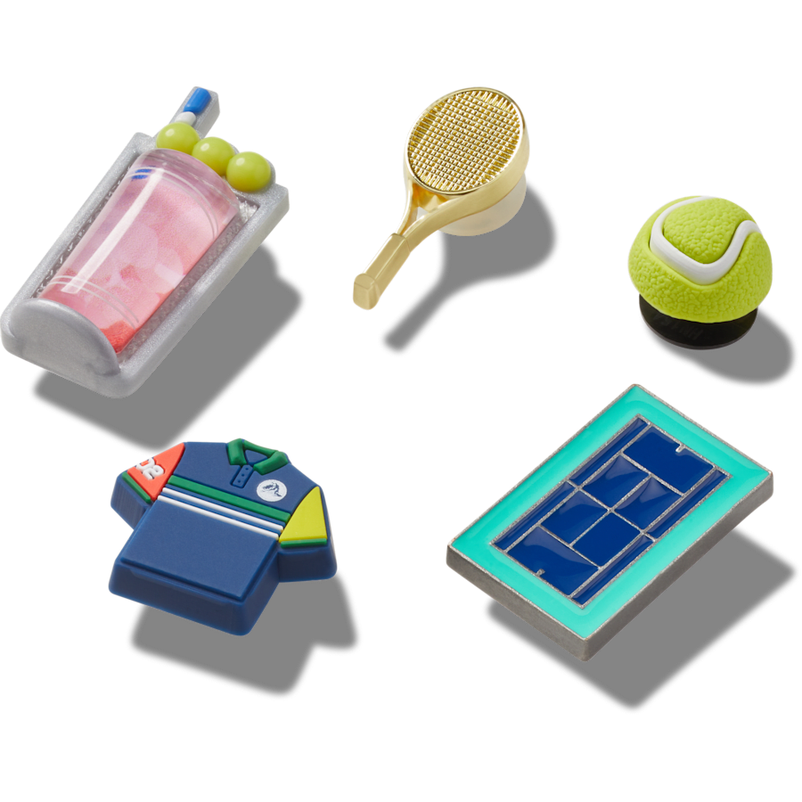 Women / Men Crocs - Day at The Tennis Court 5 Pack Jibbitz™ charms