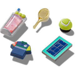 Crocs Day at The Tennis Court 5 Pack Jibbitz™ charms Women|Men|Jibbitz™ Charms