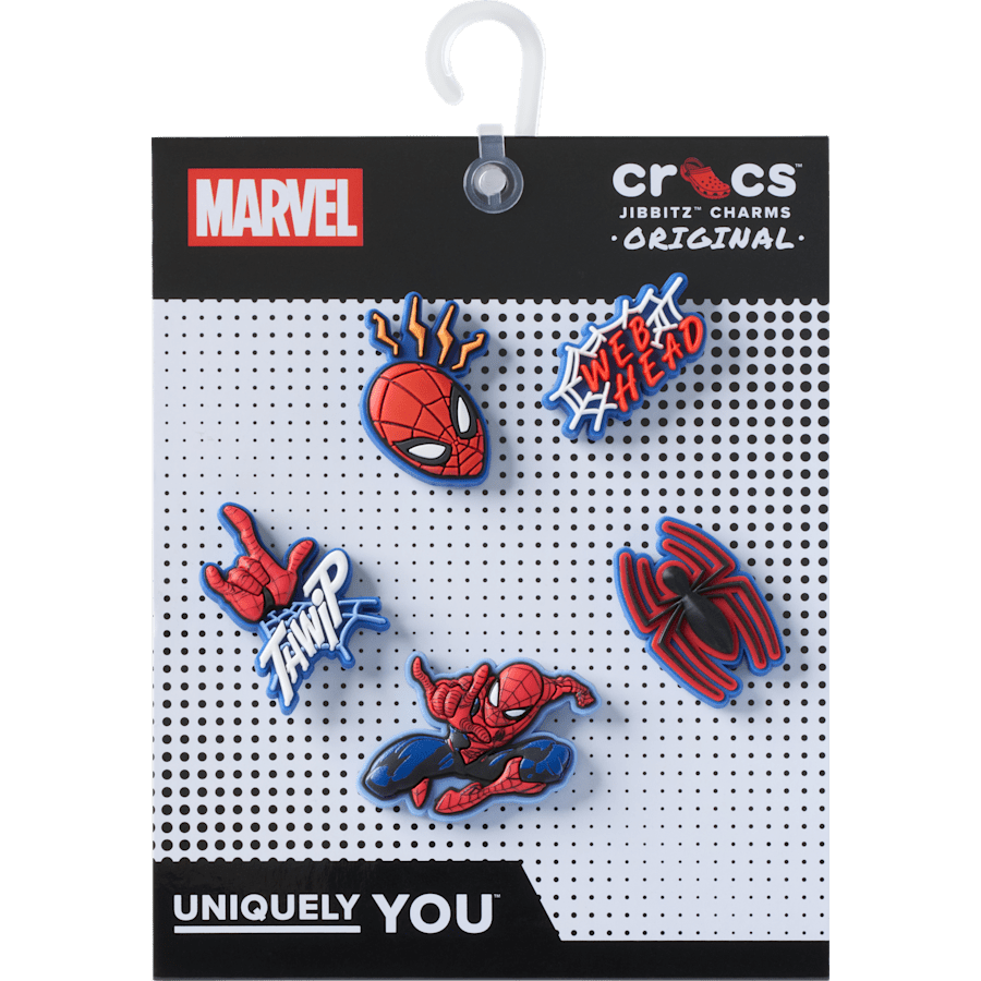 Women / Men / Kids Crocs - Spiderman 5 Pack Jibbitz™ charms