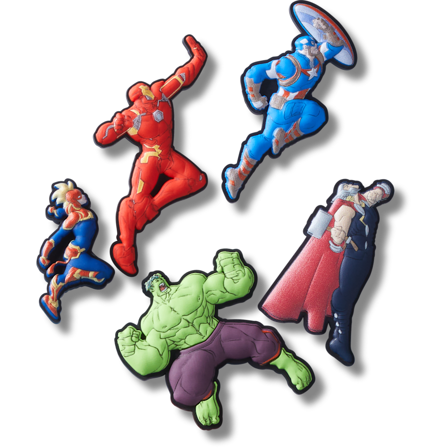 Women / Men / Kids Crocs - Avengers Heroes 5PCk Jibbitz™ charms