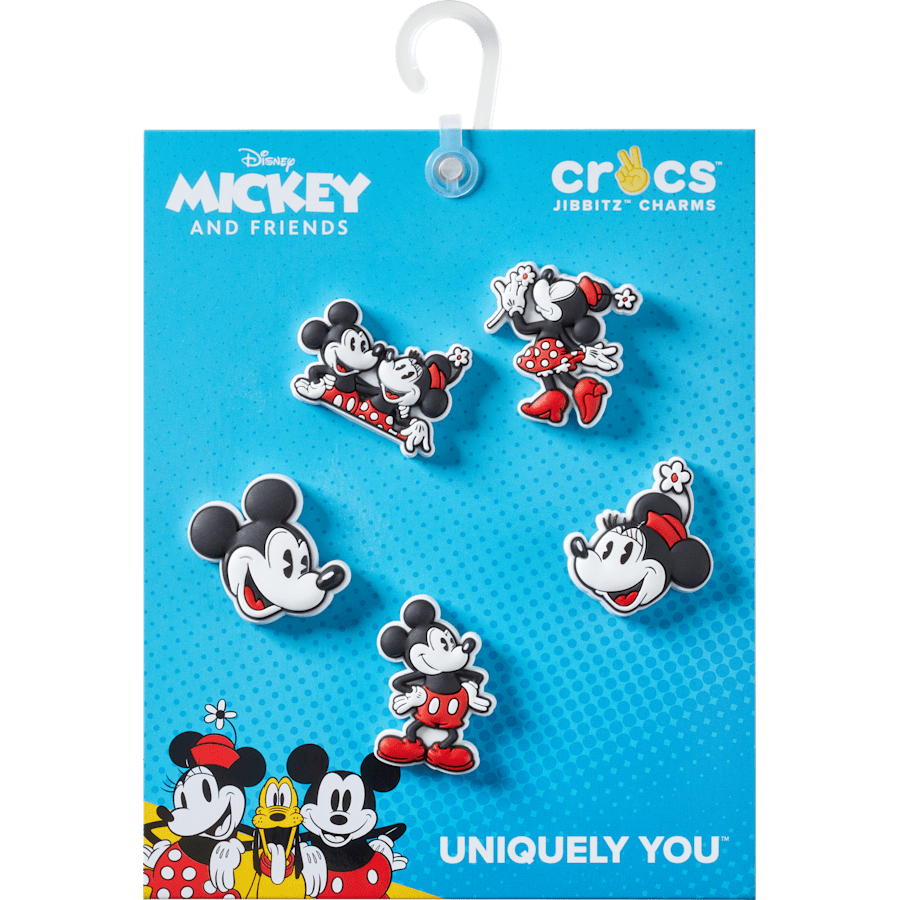 Women / Men / Kids Crocs - Mickey and Minnie PVC 5 Pack Jibbitz™ charms