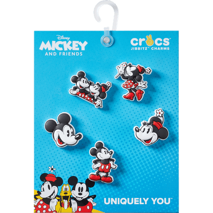 Women / Men / Kids Crocs - Mickey and Minnie PVC 5 Pack Jibbitz™ charms