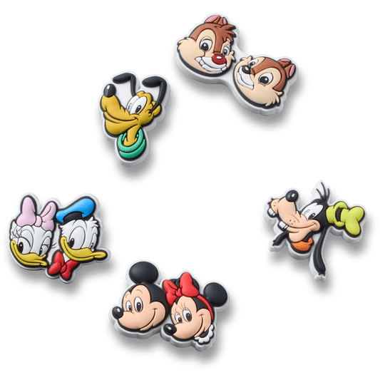 Women / Men / Kids Crocs - Mickey and Friends PVC 5 Pack Jibbitz™ charms