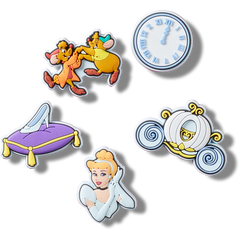 Crocs Cinderella 5 Pack Jibbitz™ charms Women|Men|Kids|Jibbitz™ Charms