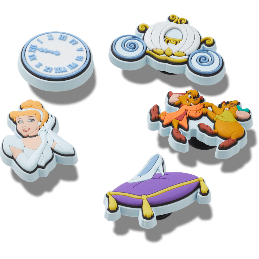 Women / Men / Kids Crocs - Cinderella 5 Pack Jibbitz™ charms