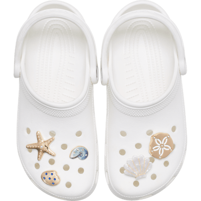 Women / Men Crocs - Gold Seashell 5 Pack Jibbitz™ charms