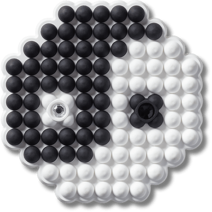 Women / Men Crocs - Beaded Ying and Yang Jibbitz™ charms