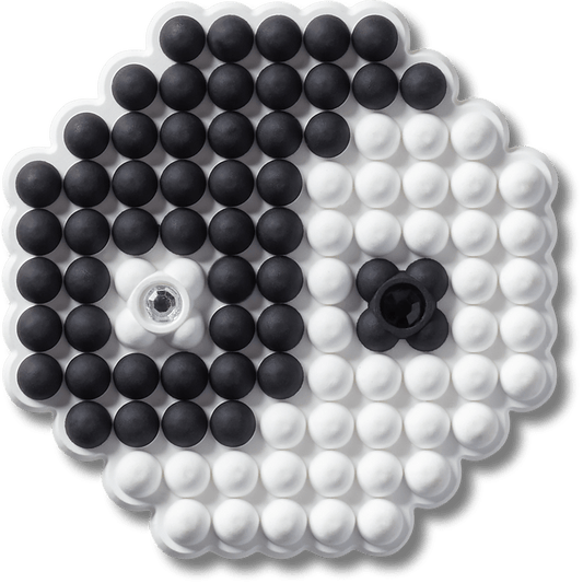 Women / Men Crocs - Beaded Ying and Yang Jibbitz™ charms