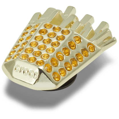 Women / Men Crocs - Gold French Fries Jibbitz™ charms