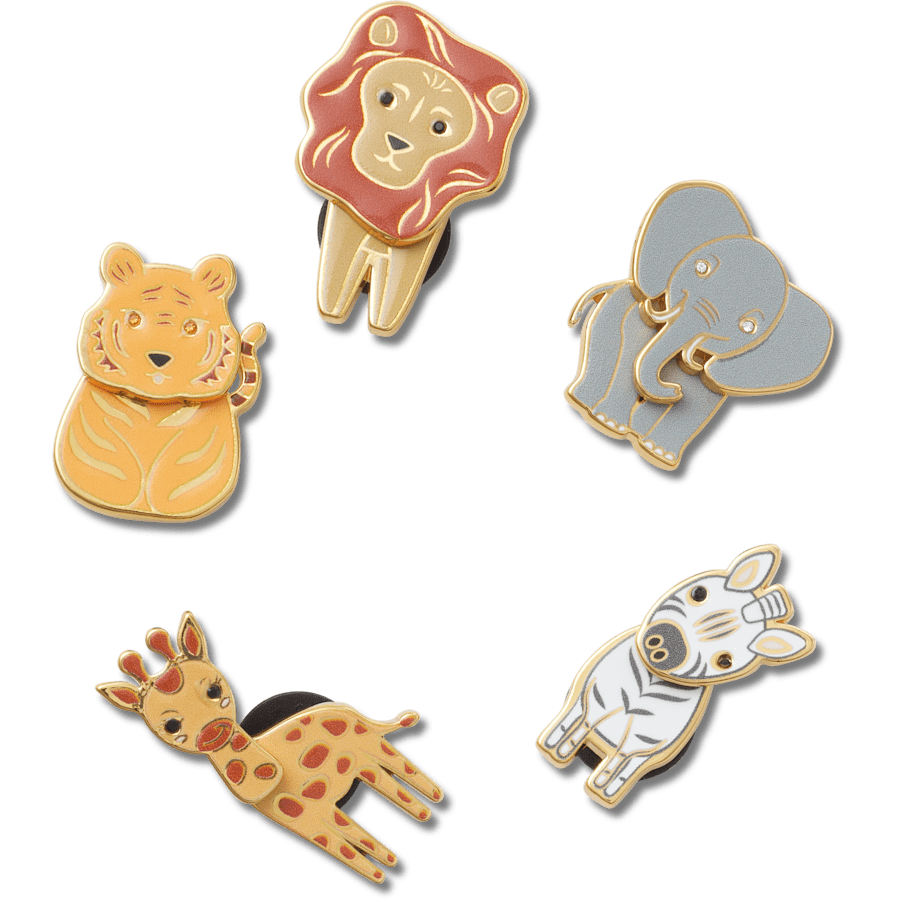 Women / Men Crocs - Enamel Safari 5 Pack Jibbitz™ charms