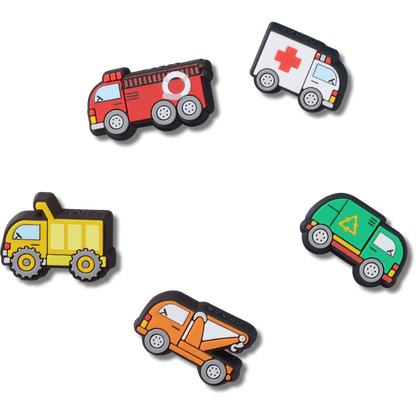Women / Men Crocs - Tiny Work Trucks 5 Pack Jibbitz™ charms