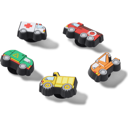Women / Men Crocs - Tiny Work Trucks 5 Pack Jibbitz™ charms