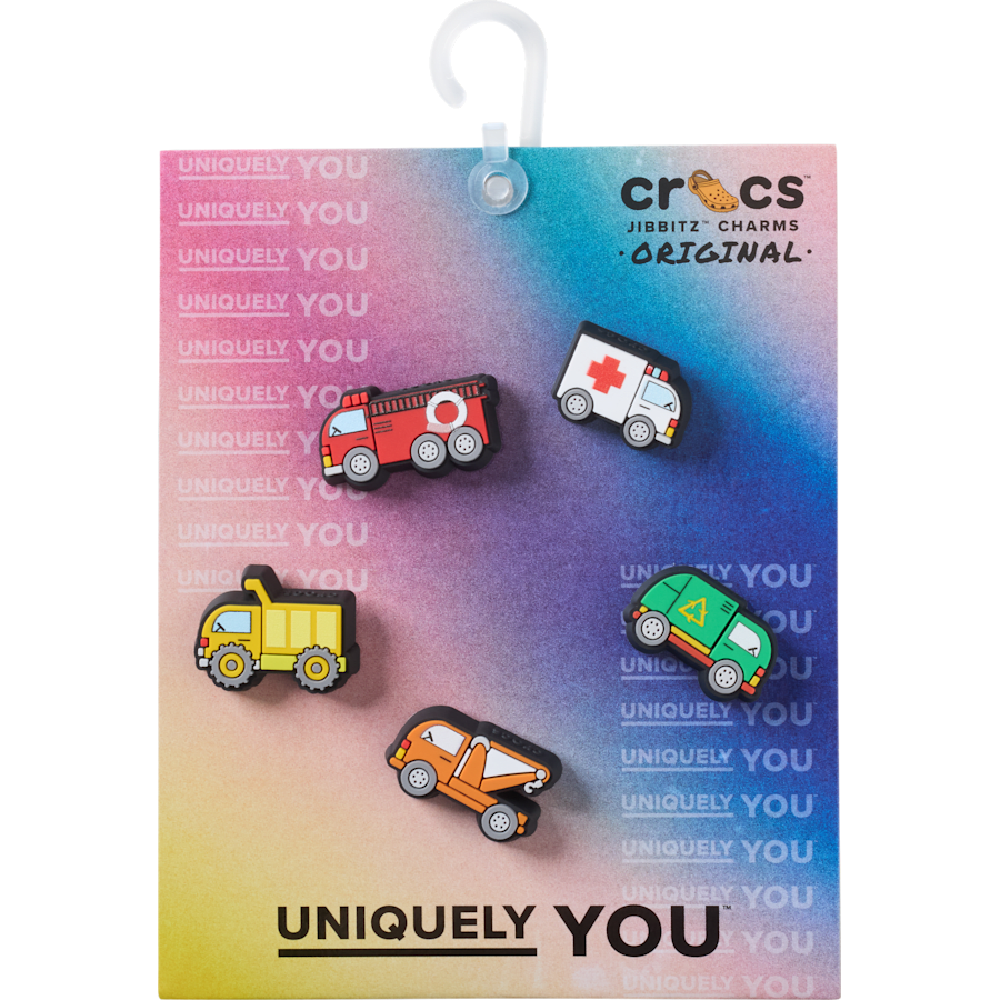 Women / Men Crocs - Tiny Work Trucks 5 Pack Jibbitz™ charms