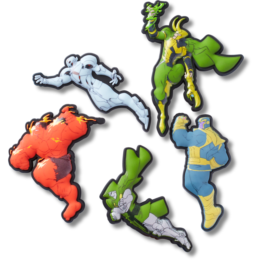 Women / Men / Kids Crocs - Avengers Villains 5Pck Jibbitz™ charms