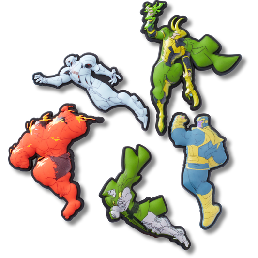 Women / Men / Kids Crocs - Avengers Villains 5Pck Jibbitz™ charms