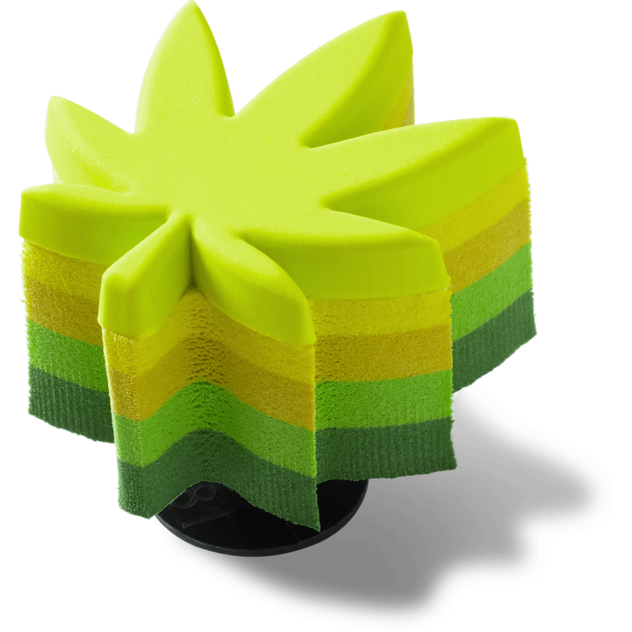 Women / Men Crocs - Stacked Hemp Leaf Jibbitz™ charms