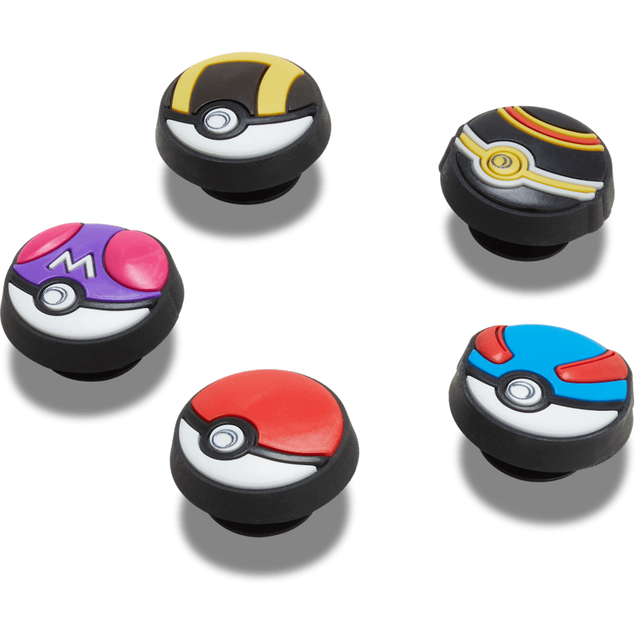 Women / Men / Kids Crocs - Poke Ball 5 Pack Jibbitz™ charms