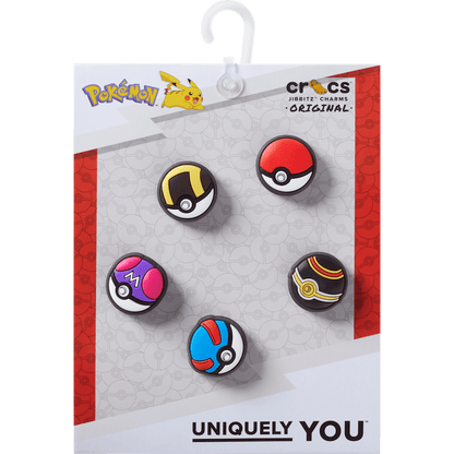 Women / Men / Kids Crocs - Poke Ball 5 Pack Jibbitz™ charms
