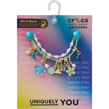Women / Men / Kids Crocs - Blue Adjustable Charm Chain Jibbitz™ charms
