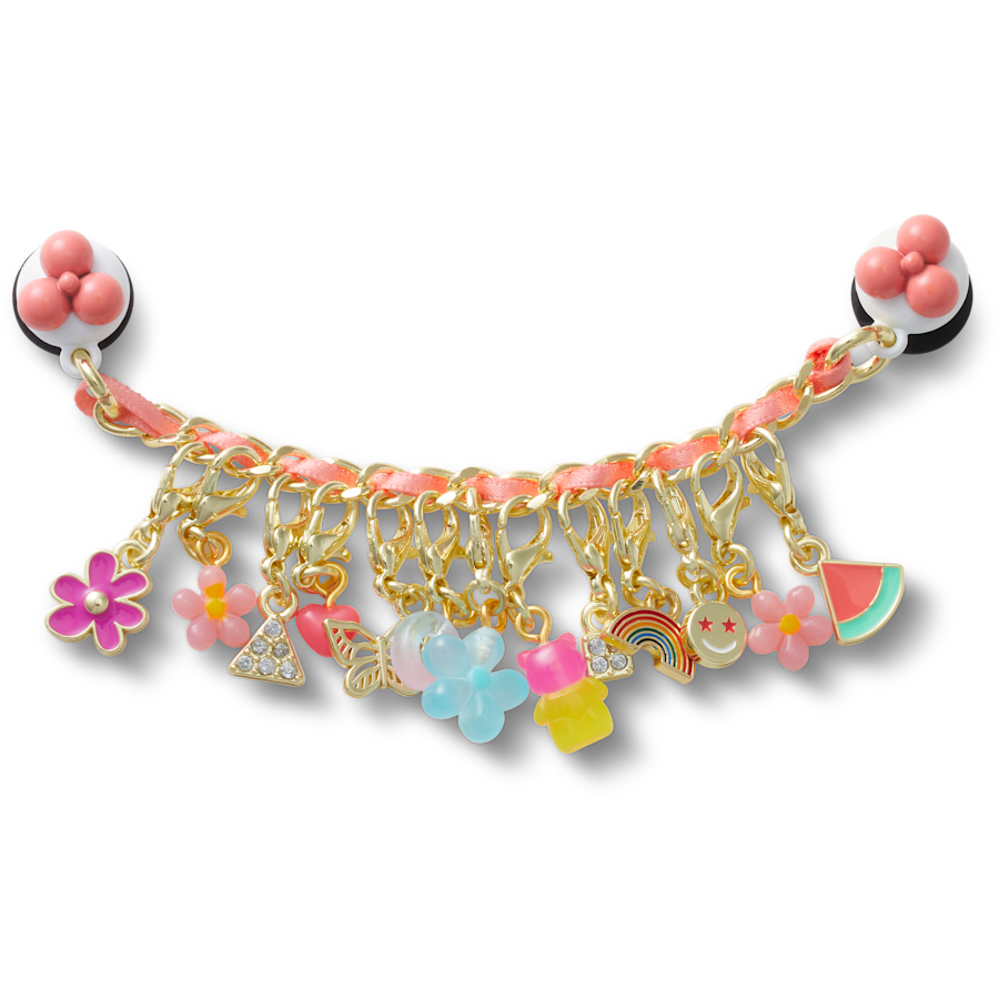 Women / Men / Kids Crocs - Pink Adjustable Charm Chain Jibbitz™ charms