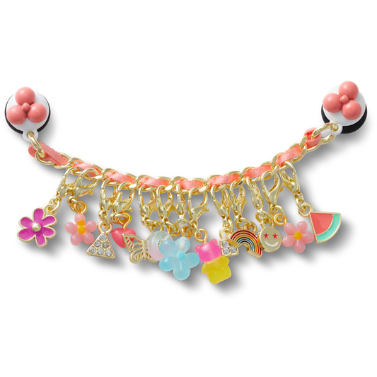 Women / Men / Kids Crocs - Pink Adjustable Charm Chain Jibbitz™ charms