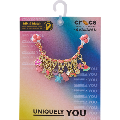 Women / Men / Kids Crocs - Pink Adjustable Charm Chain Jibbitz™ charms