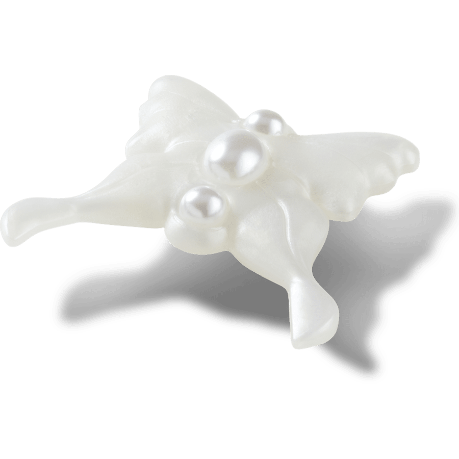Women / Men Crocs - Meta Jelly White Butterfly Jibbitz™ charms