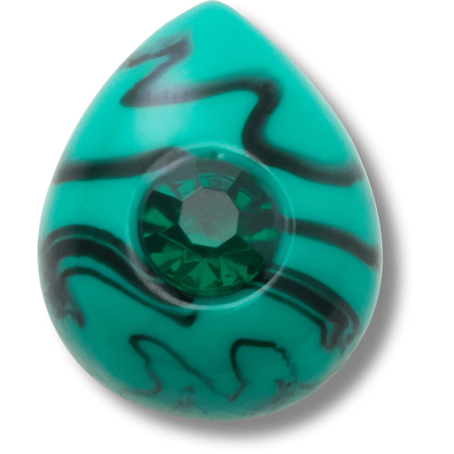Women / Men Crocs - Emerald May Birthstone Collection Jibbitz™ charms