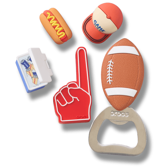 Women / Men Crocs - Tailgate 5 Pack Jibbitz™ charms