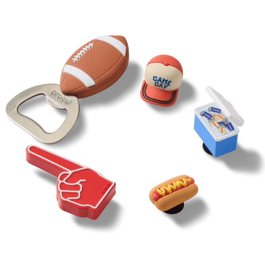 Women / Men Crocs - Tailgate 5 Pack Jibbitz™ charms