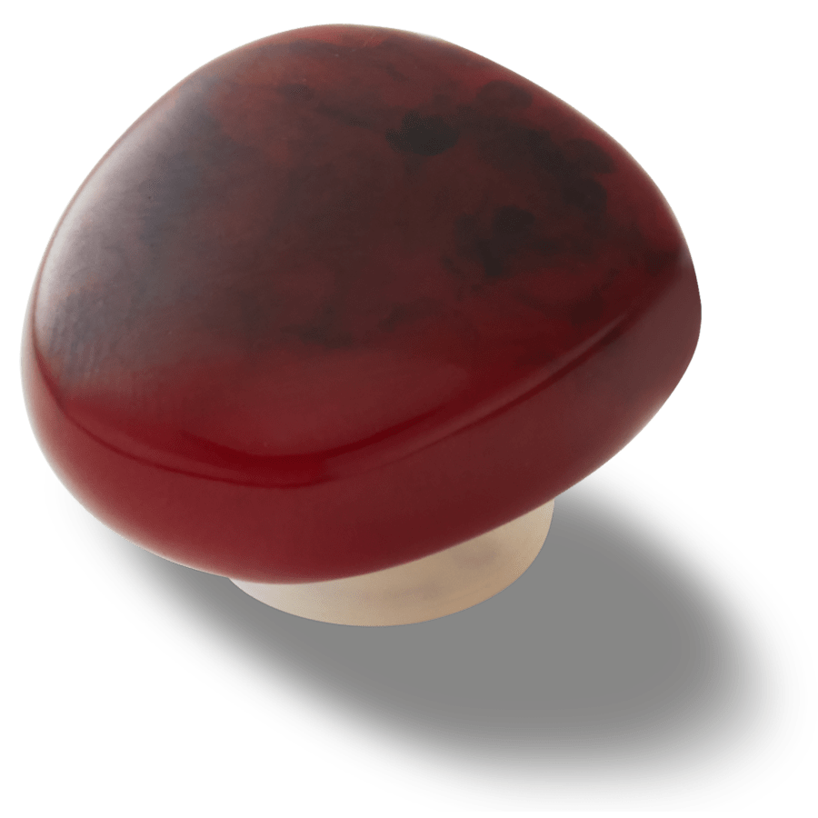 Women / Men Crocs - Mahogany Obsidian Stone Jibbitz™ charms